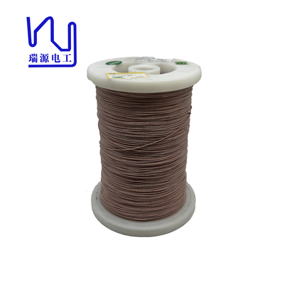 Ustc Awg38 Copper Litz Wire 0.1mm Strands Twited White Silk Covered Enameled