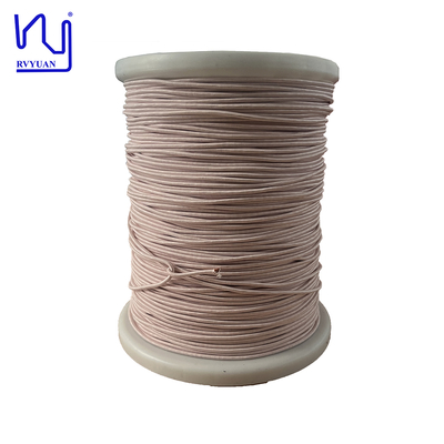 Solderable 840 StrandsX0.071mm Nylon Wrapped Copper Silk Covered Litz Wire for Solar Inverters