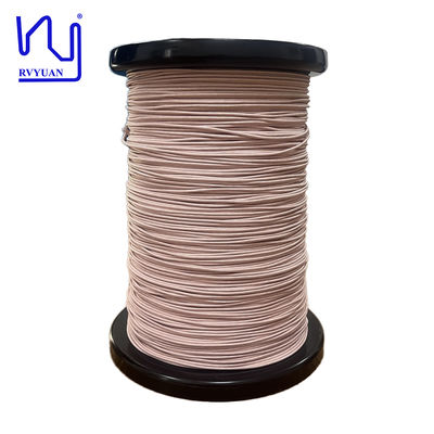High Frequency 0.05mm-0.1mm Enameled Magnet Wire Silk Covered Copper Litz Wire Solid Conductor