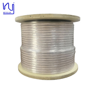 USTC-F/H 0.08mm x 9100 Flat Nylon Serving Copper Litz Wire For Transformer
