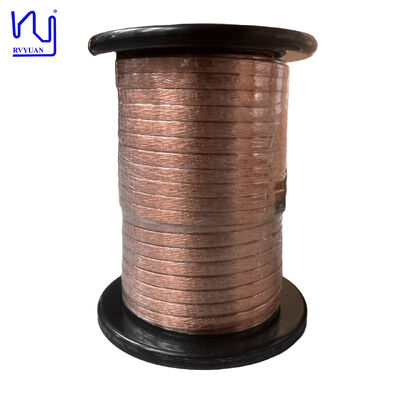 3500V 2UEW-F-PET(N) 12.1mm*3.4mm Rectangular Mylar Litz Wire For Transformer