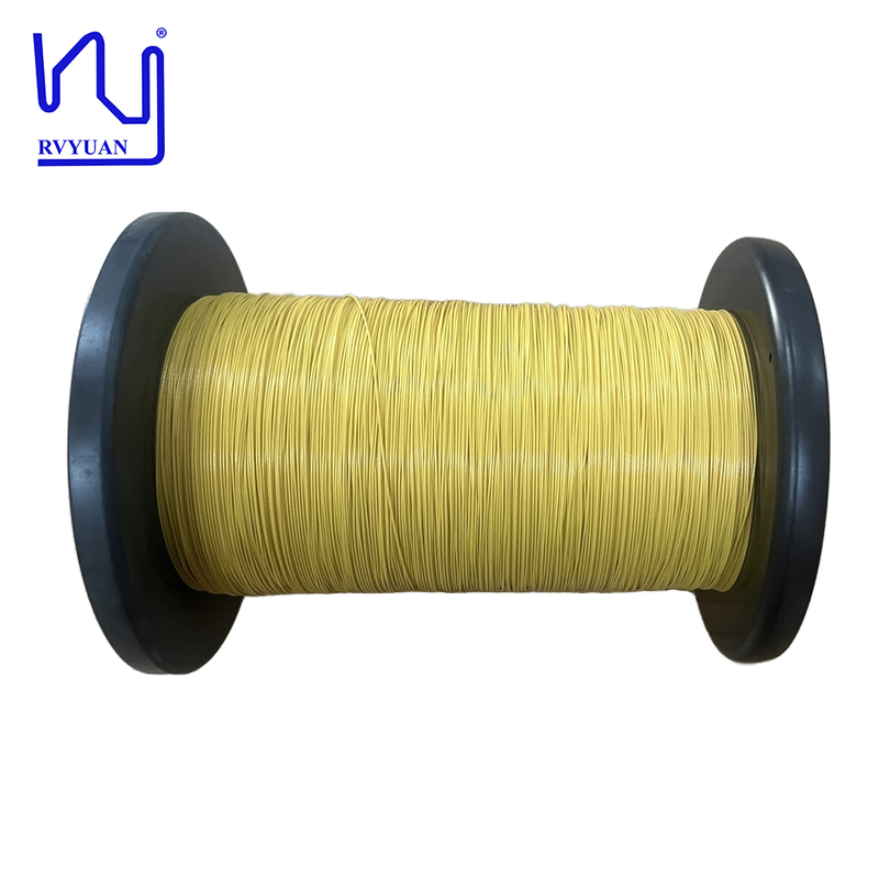 Class 155 ETFE insulated Copper Litz Wire 0.24mmx7 Strands TIW Stranded Wire
