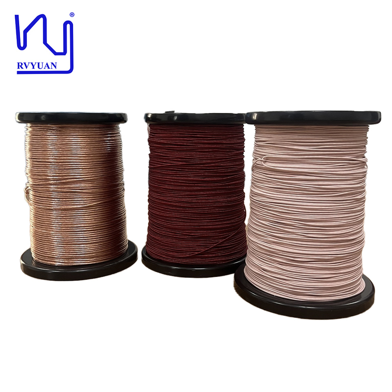 PET Taped Litz Wire 0.2mmx80 Copper Stranded Wire