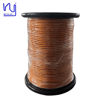 2UEW/H 0,1X1500 Σύρμα Litz με συμπαγή ταινία επισμαλτωμένο σύρμα μαγνήτη χαλκού υψηλής συχνότητας για μετασχηματιστές