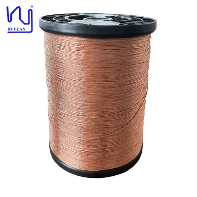 1UEW-H 0.1mm AWG38 60 ινών σφραγισμένο σύρμα Litz για περιστροφές μετασχηματιστών με μέγιστη θερμοκρασία 180°C