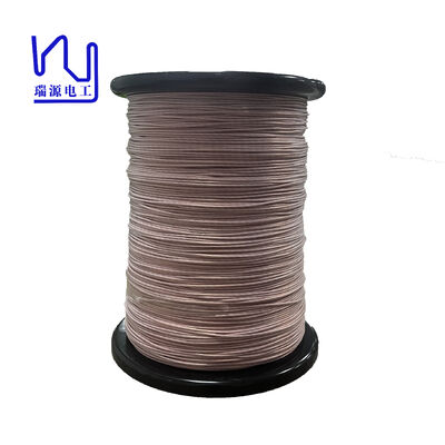Προσαρμοσμένο 0,10mmX500 Strands PTFE τυλιγμένο χαλκό Litz σύρμα